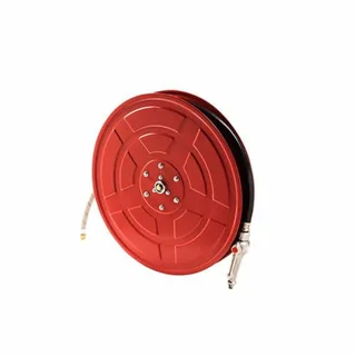 قرقره هوز ریل 3.5 اینچ با شیلنگ 20 متری – نازل فلزی و شیلنگ رابط