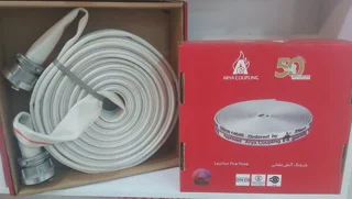 شیلنگ برزنتی 1.5 اینچ آریا 25 متری + کوپلینگ 1.5 بست پیچ