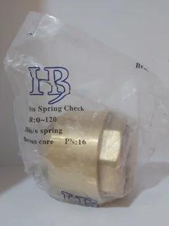 شیر یکطرفه تمام برنجی HB سایز 2.5 اینچ با توپی برنجی